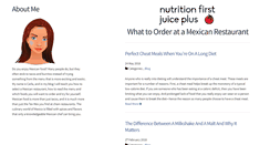 Desktop Screenshot of nutritionfirstjuiceplus.com