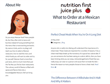 Tablet Screenshot of nutritionfirstjuiceplus.com